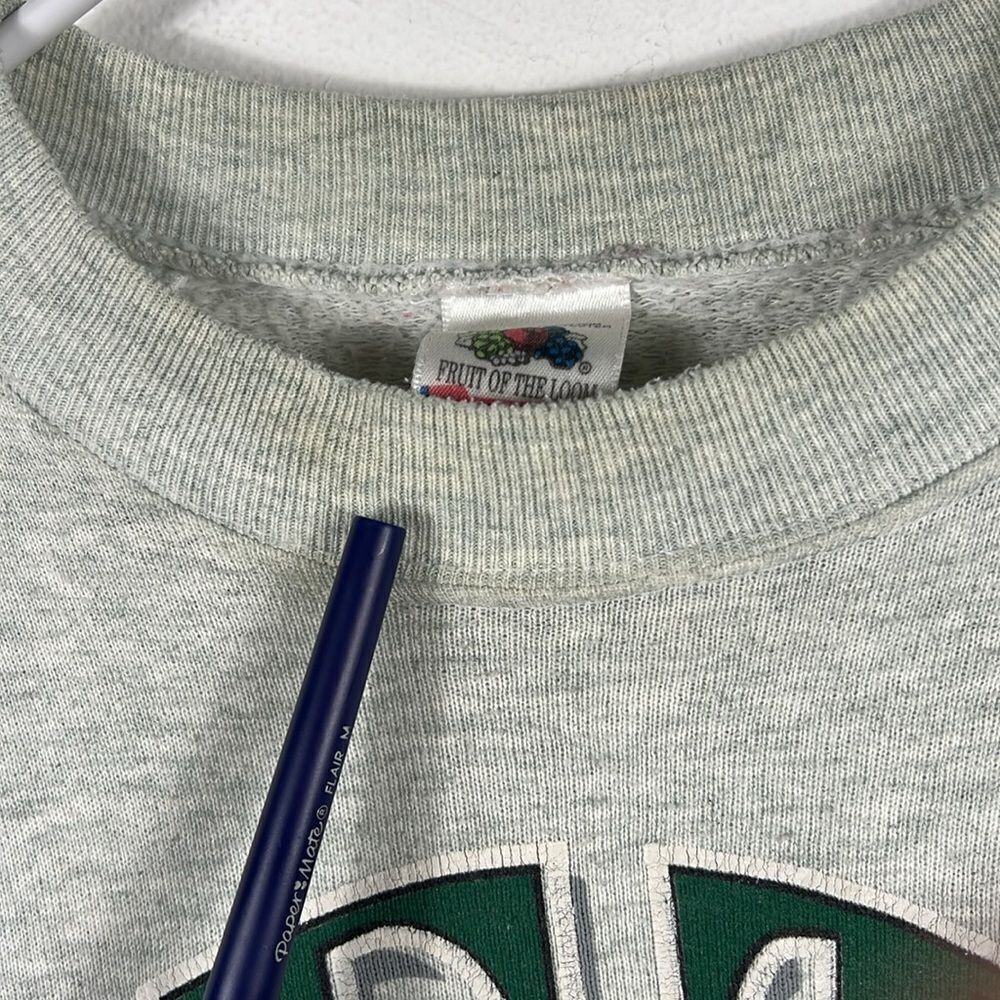 🔥🏈 True Vintage 90’s NEW YORK JETS NFL CREWNECK Sweatshirt Sz Large - RARE - G - Picture 10 of 10